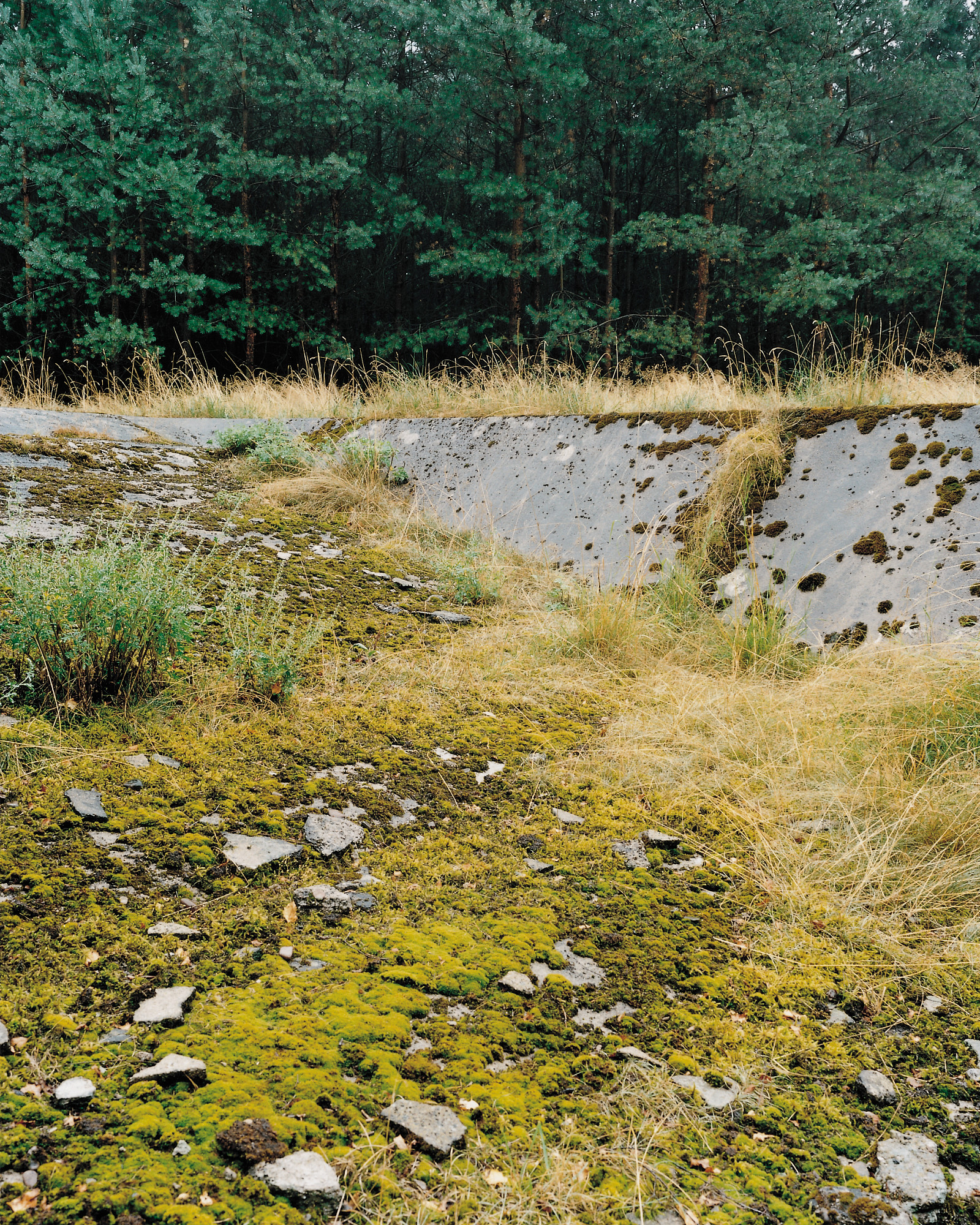 Replica of volga river, floodable at the Tank Trials Establishment, Haustenbeck. Built in 1938 for tank snorkelling, demolished in 1948