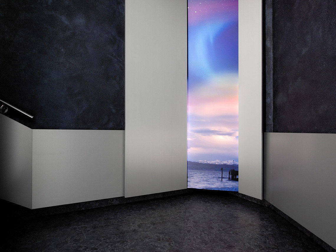 EADS Astrium, visitor galaxy, stairwell